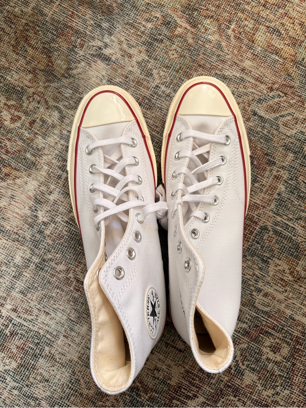 New with Box! M9.5/W11.5 Converse White High-Tops